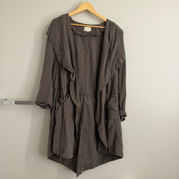 Silence + Noise Flowy Brown Jacket - Picture 1 of 6